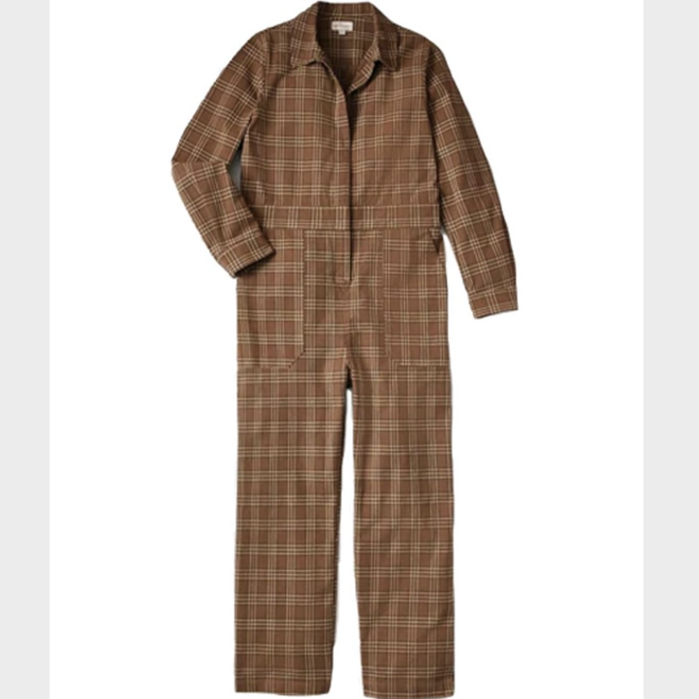 NWOT Mersey Coverall: Brown/ Black